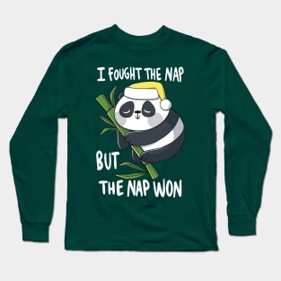 Sleepy Panda Long Sleeve T-Shirt